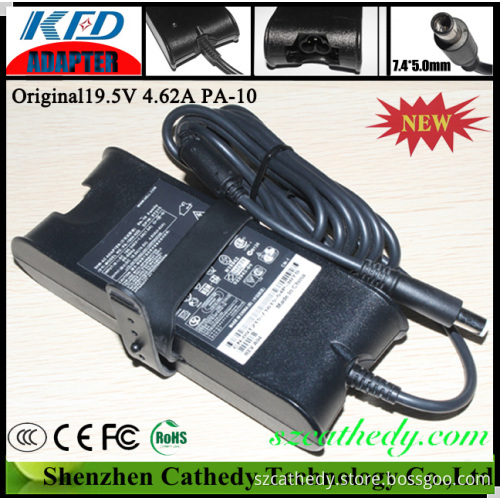 Laptop Battery Adapter for DELL 19.5V 4.62A PA-10 for DELL Studio 1537 1755 1737